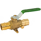 Image of 754PXCELF Lead Free Cold Expansion F1960 PEX Ball Valve - Full Port, Forged Brass