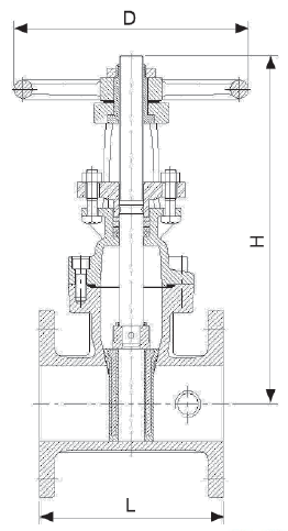 205U UL/FM Flanged Ductile Iron Gate Valve- OS&Y